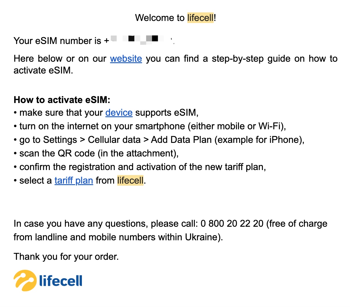 注册 乌克兰 Lifecell 手机卡用来土区“云居民”